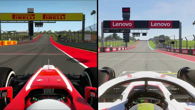 Austin F1 2013 sur PS3 vs F1 23 sur PS5 en Haas vs Marussia