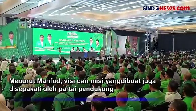 Mahfud MD Bicara Visi Misi Bersama Ganjar, Salah Satunya Fokus Penanganan Hukum dan Berantas Korupsi
