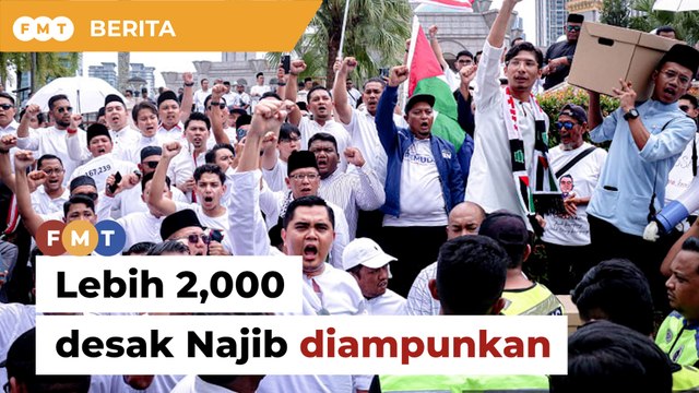 'Pulangkan Najib’, penyokong protes mahu ‘Bossku’ diampun