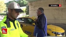 İstanbul'da kırmızı ışıkta geçen taksici kendini savundu: Fotoğrafı görünce arkasına bakmadan ayrıldı