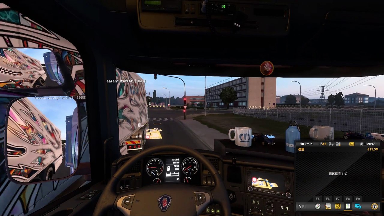 Reckless driving behavior in the game