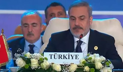 Bakan Fidan: İsrail Gazze'de 2 milyon kişiyi hapiste tutuyor