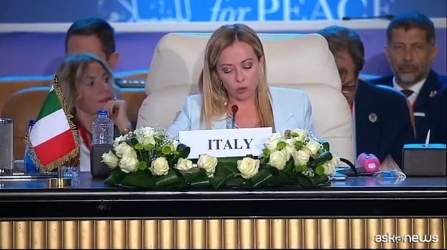 Medio Oriente, Meloni: soluzione strutturale ? due popoli, due Stati