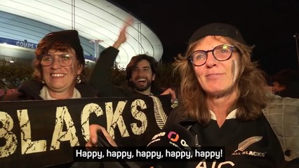 All Blacks fans delighted to reach the World Cup final