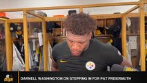 Steelers Darnell Washington On Stepping Up For Pat Freiermuth