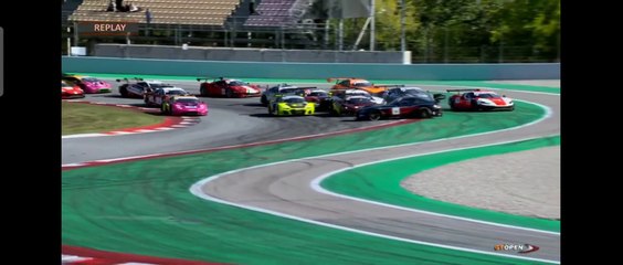 GT Open 2023 Barcelone Race 1 Start Drama Chaos Schiller Fagg Mettler Crash