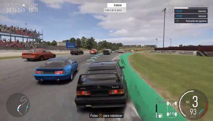 Forza Motorsport - Circuito de Barcelona en un MERCEDES 190E - Gameplay sin Comentarios