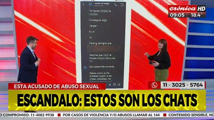 Abuso sexual: estos son los chats que comprometen a Ezequiel Guazzora