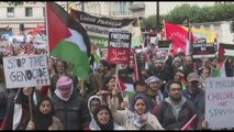 Londra, 100mila manifestanti pro-Palestina in piazza per dire stop alla guerra
