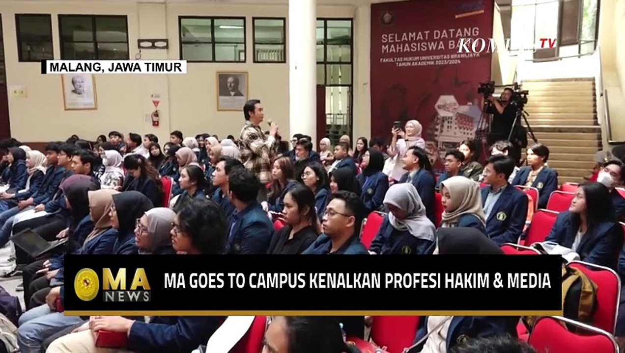 MA Goes To Campus ke Universitas Brawijaya Malang, Kenalkan Profesi Hakim dan Media - MA NEWS