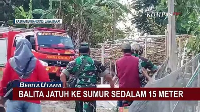 Evakuasi Dramatis Bocah 3 Tahun Jatuh ke Sumur, Diameter Sempit Jadi Kendala