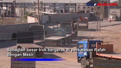 Perbatasan Mesir-Rafah Dibuka, Bantuan Internasional Mulai Memasuki Gaza