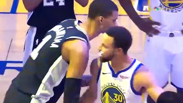 -Victor Wembanyama Face à Stephen Curry lors d'un Match de Pré-Saison en NBA (vidéo 2)