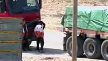Primeiros caminhões de ajuda humanitária entram em Gaza