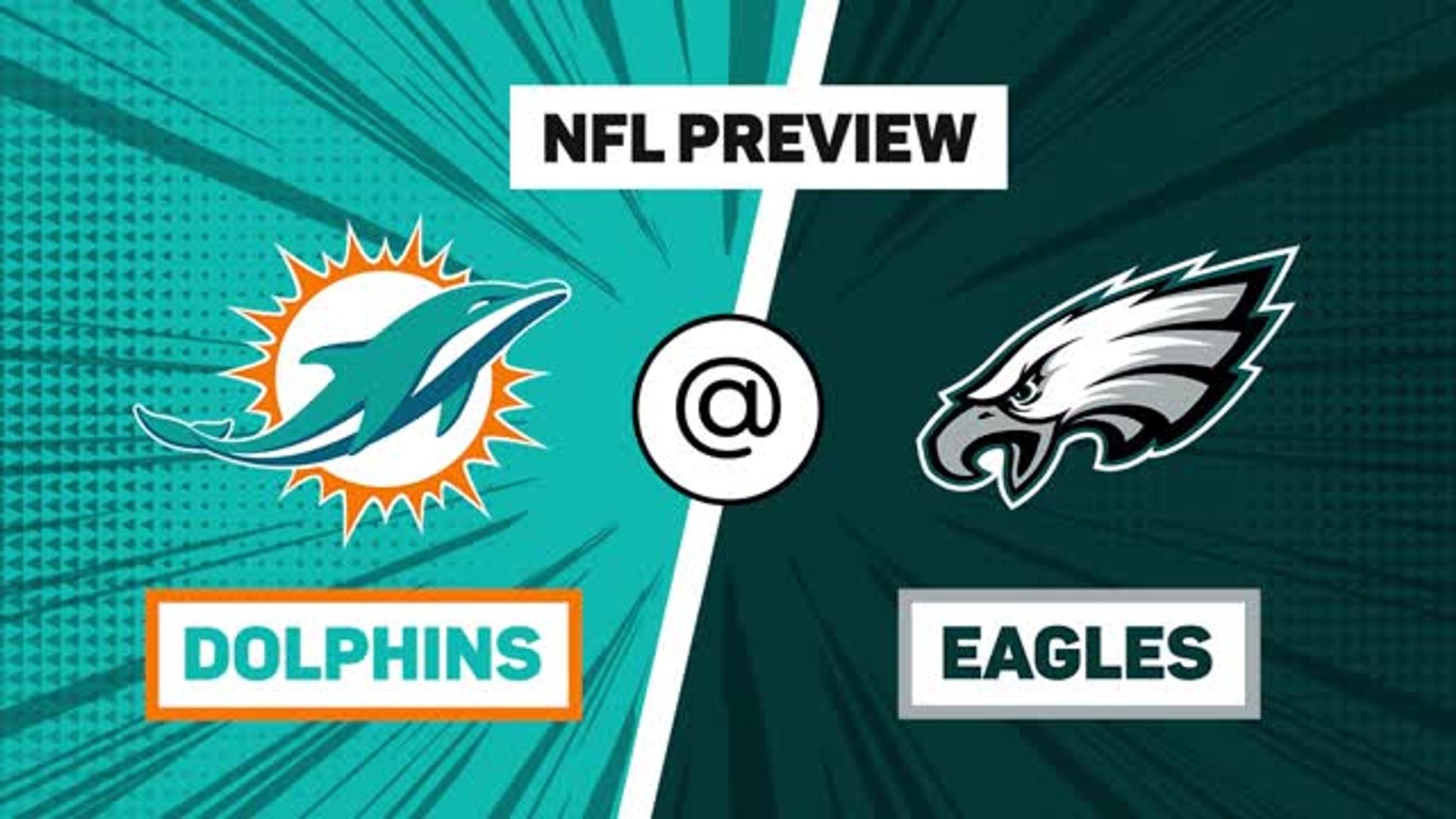 ⁣Dolphins @ Eagles - Tua and Jalen reunite