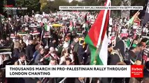 Thousands In London March In Pro-Palestinian Rally