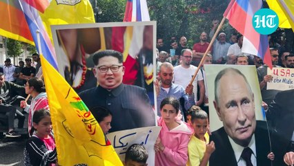 Palestinians Wave Russia Flags, Display Putin & Kim Portraits During Anti-Israel Stir In West Bank
