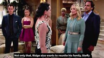 Ridge calls off the engagement - Brooke relapses into alcoholism The Bold and th