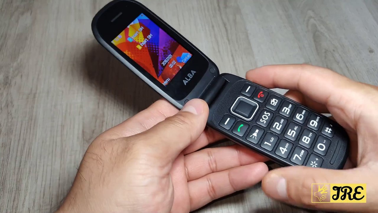 Alba Big Button Senior Flip Mobile Phone ACF24FLV2 (Review) - video ...