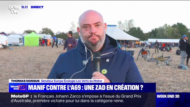 Manifestation contre l'A69: Les gens sont de plus en plus déterminés et très énervés , Thomas Dossus, sénateur EELV
