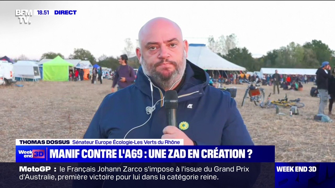 Manifestation contre l'A69: "Les gens sont de plus en plus déterminés et très énervés", Thomas Dossus, sénateur EELV