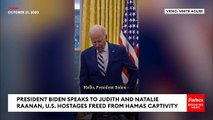 BREAKING NEWS: Biden Speaks To U.S. Hostages Freed From Hamas Captivity In New White House Video