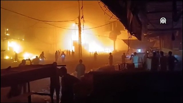 İsrail savaş uçakları Nuseyrat Mülteci Kampı'nı bombaladı