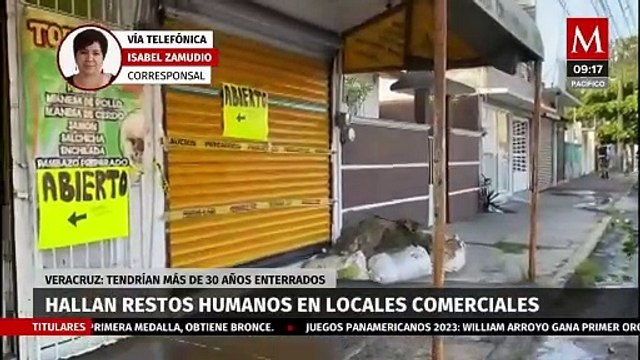 Hallan restos humanos en locales comerciales; tendrían más de 30 años enterrados