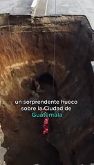 El asombroso hueco que tragó una parte en Guatemala