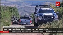 Encuentran cadáver dentro de un costal en Michoacán