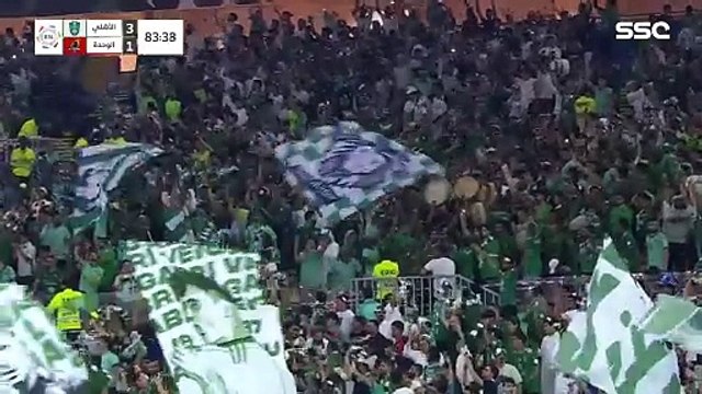 هدف النجم الجزائري رياض محرز ضد نادي الوحد السعودي.