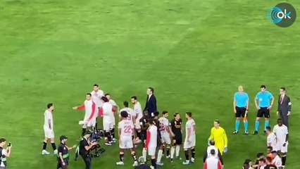 Sergio Ramos estuvo más de media hora en el vestuario del Real Madrid tras el partido