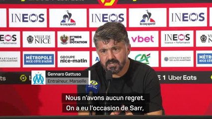 9e j. - Gattuso : "Aucun regret"