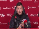 Under pressure Heckingbottom frustrated by 2-1 defeat to Manchester Utd