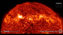 4K Big Filament Eruption On Sun Triggers Long Duration Flare