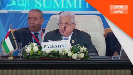 Sidang Kemuncak: Kami tidak akan tinggalkan tanah air - Mahmoud Abbas