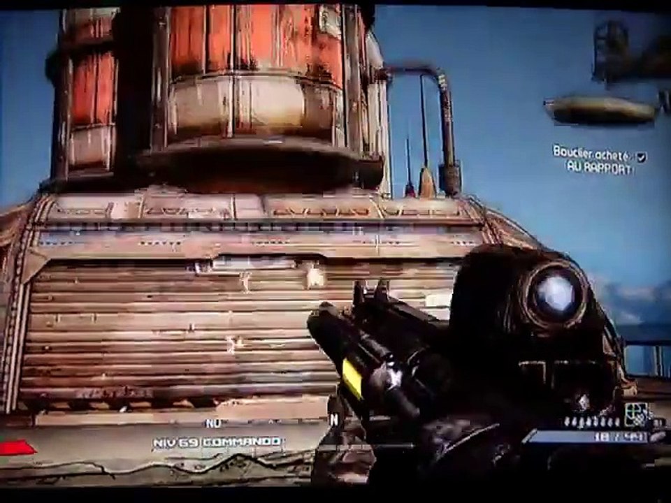 BORDERLANDS 1 - ARMES : SG900 Friendly Fire / TORGUE (lvl 68) [X2 Feu]