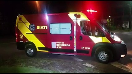 Motociclista fica ferido em acidente na Rua da Amizade