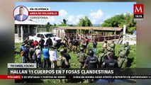 Descubren fosas clandestinas en Tecomán, Colima, en operativo de la FGE