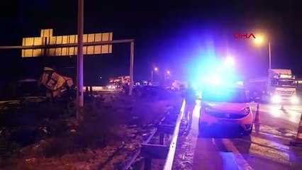 Adana-Gaziantep Otoyolunda Tanker Kazası: 3 Ölü, 11 Yaralı