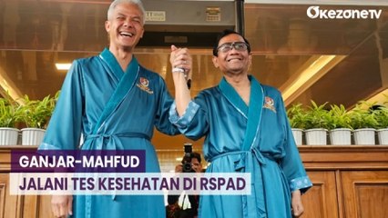 Begini Penampakan Ganjar-Mahfud Jalani Tes Kesehatan di RSPAD Gatot Soebroto