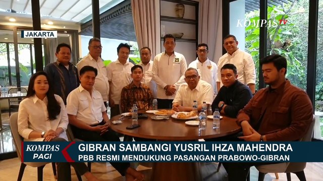 Gibran Datangi Kediaman Yusril, PBB Resmi Dukung Prabowo-Gibran di Pilpres 2024