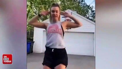 Sırtı dönük basket atmaya çalışan kadın