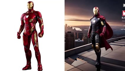 Transformation various avengers characters