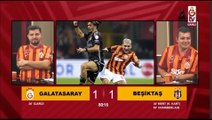 Galatasaray - Beşiktaş derbisinde GS TV'de yaşanan gol anları