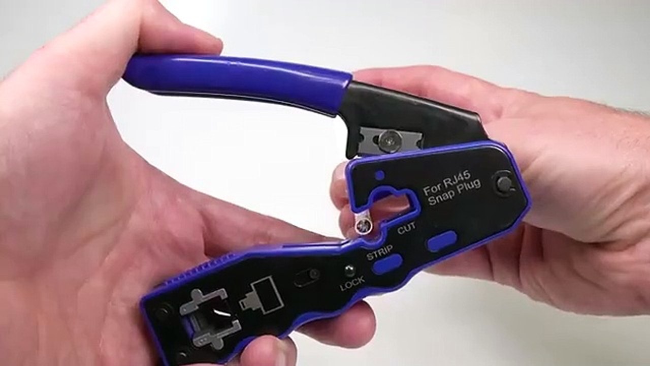 How to Wire Up Ethernet Plugs the EASY WAY! (Cat5e - Cat6 RJ45 Pass Through