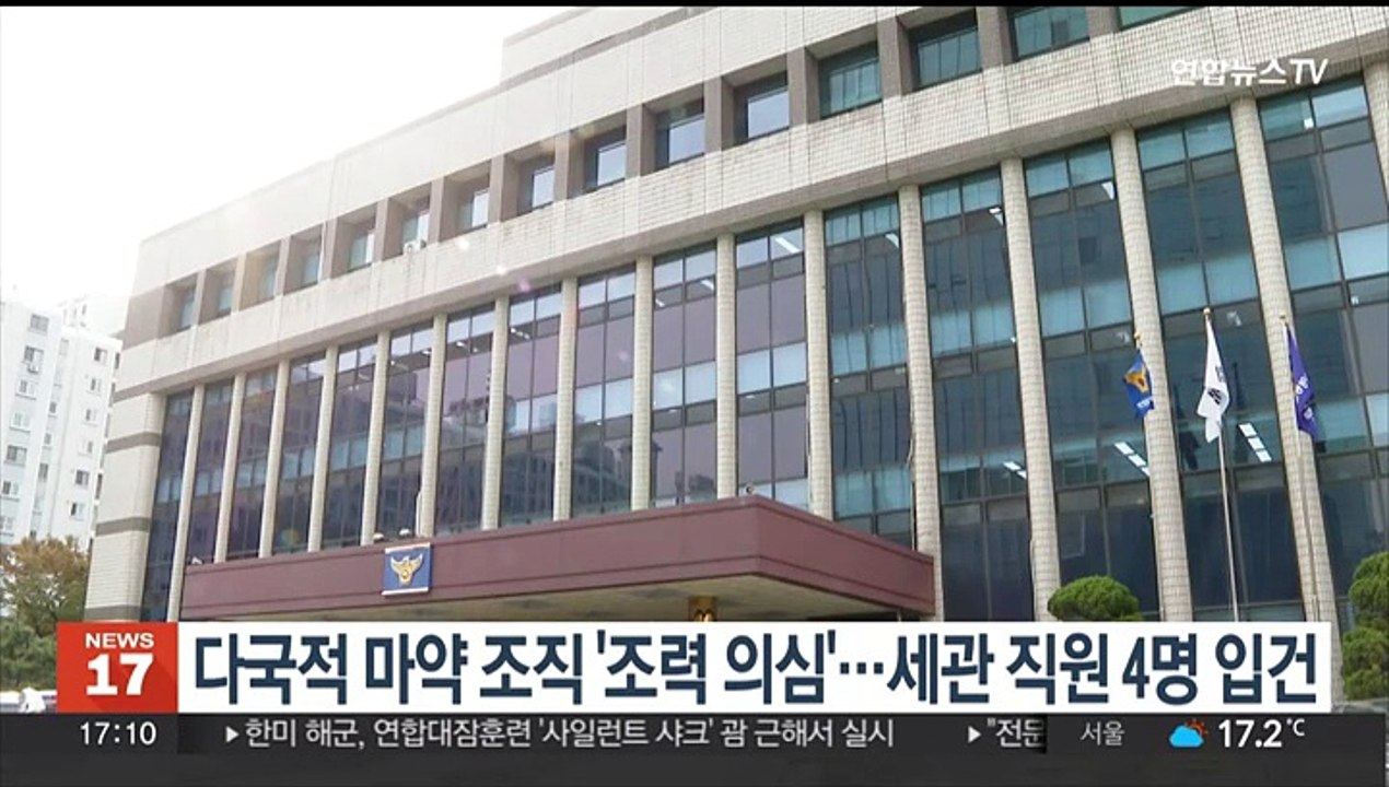 다국적 마약 조직 '조력 의심'…세관 직원 4명 입건