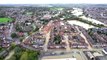 Devastating Storm Babet flooding caught on drone footage in UK village