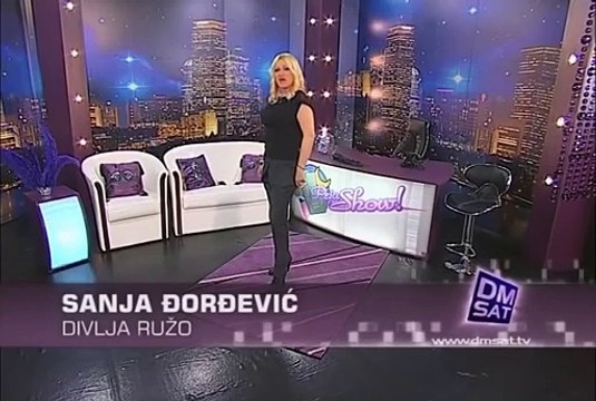 Sanja Djordjevic - Divlja ruza - Peja Show - (Tv Dmsat 2012)