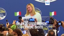 Il y a un an, l'extrême droite accédait au pouvoir en Italie : l'heure du bilan pour Giorgia Meloni